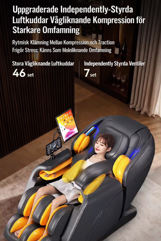 Noble Recovery Lyxig Massagestol med Ai teknik & 4D+3D massage