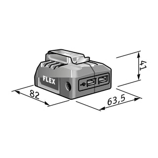 Flex - PS 10.8/18.0 Batteriadapter