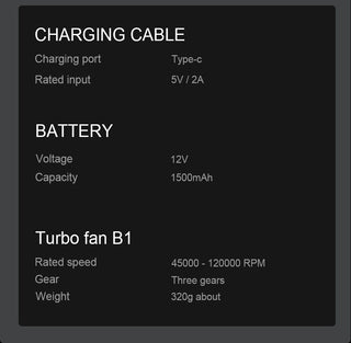 CrossGun - Mini Jet Turbo Fan