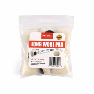 MaxShine Mini Polisher System Accessories Long Wool Pad (10-Pack)