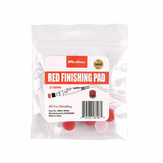 MaxShine Mini Polisher System Accessories Small Red Polishing Pad (10-Pack)