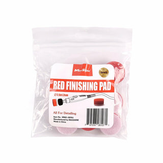 MaxShine Mini Polisher System Accessories Large Red Polishing Pad (10-Pack)