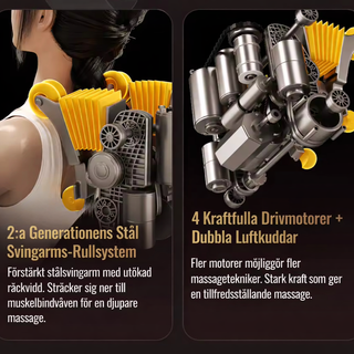 Noble Recovery Lyxig Massagestol med Ai teknik & 4D+3D massage