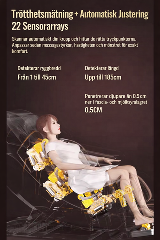 Noble Recovery Lyxig Massagestol med Ai teknik & 4D+3D massage