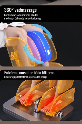Noble Recovery Lyxig Massagestol med Ai teknik & 4D+3D massage