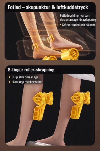 Noble Recovery Lyxig Massagestol med Ai teknik & 4D+3D massage