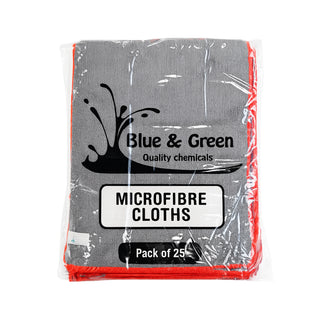 Blue &amp; Green Microfiber Cloths 30x40cm 25-Pack bild 1