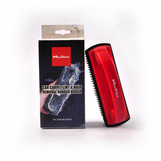 Car Carpet Lint and Pet Hair Removal Rubber Brush förpackningsbild - ccp