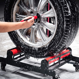 MaxShine - Wheel & Tire Stand With Lockable Casters and LED Lights