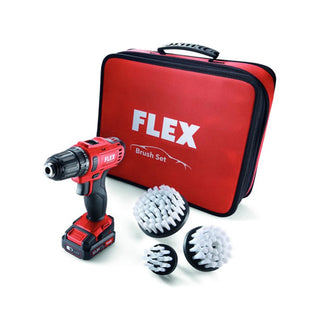 Flex PXE 80 Brush Set (Borst & Skruvdragarpaket)