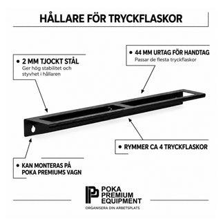 Poka Premium - Holder For Pressure Sprayer Bottles (WKO_50) | Hållare För Tryckflaskor
