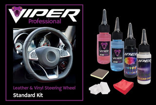 Viper Products - Leather & Vinyl Steering Wheel - Standard Kit