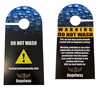 Angelwax Do Not Wash dekal