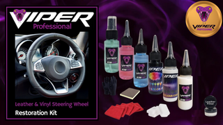 Viper Products - Leather & Vinyl Steering Wheel - Restoration Kit